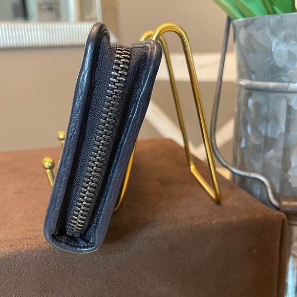 Loewe blue and white polka dot zip around wallet *WITH BOX* - Picture 4 of 15